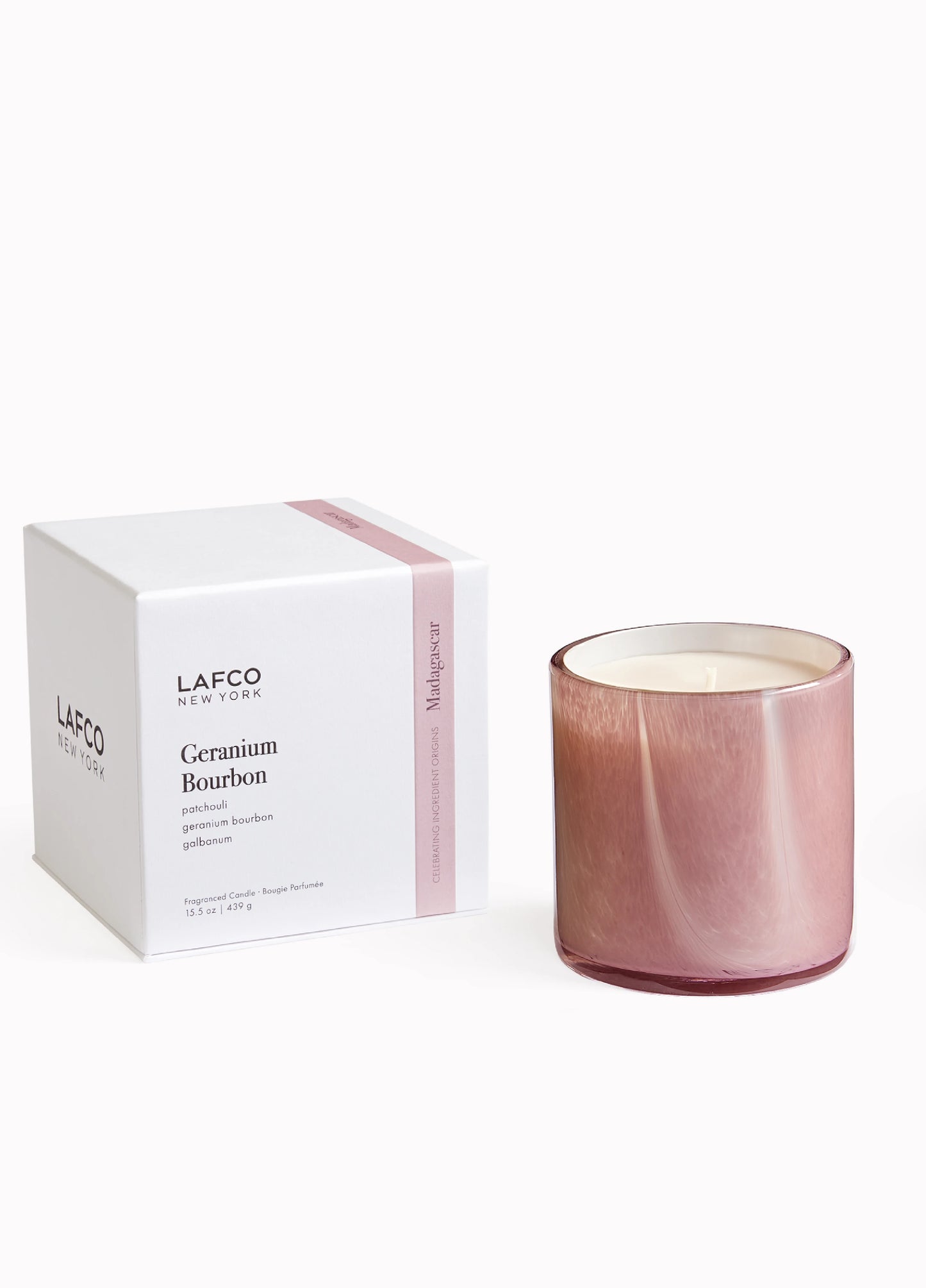 15.5oz Geranium Bourbon Candle - Source & Story