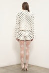 Polka Dot Woven Mini Skort