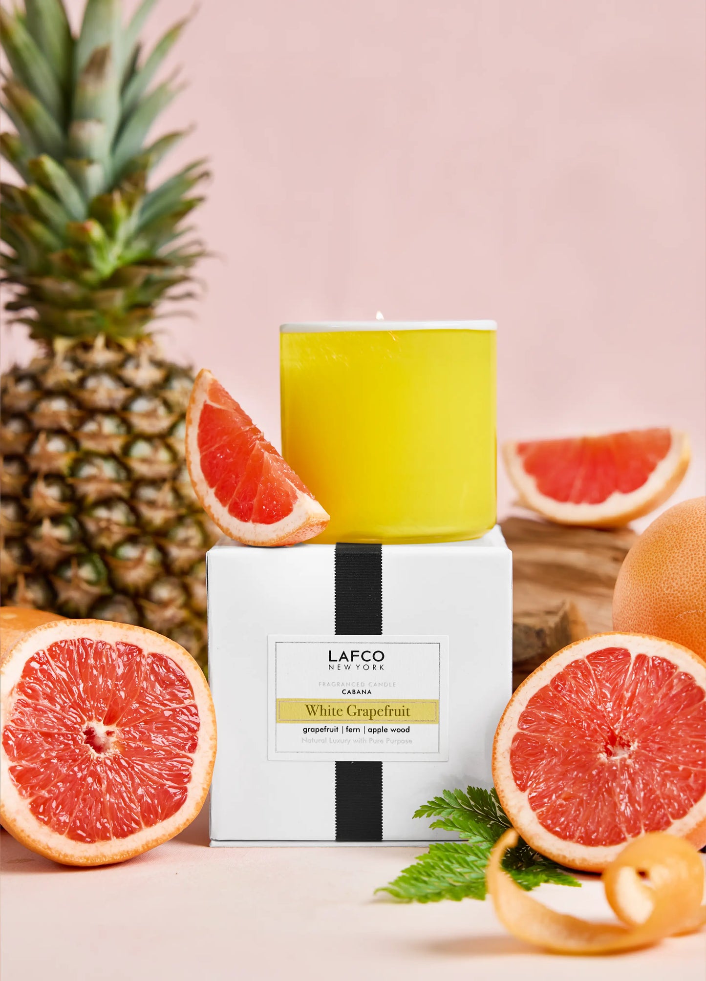 15.5oz White Grapefruit Signature Candle - Cabana