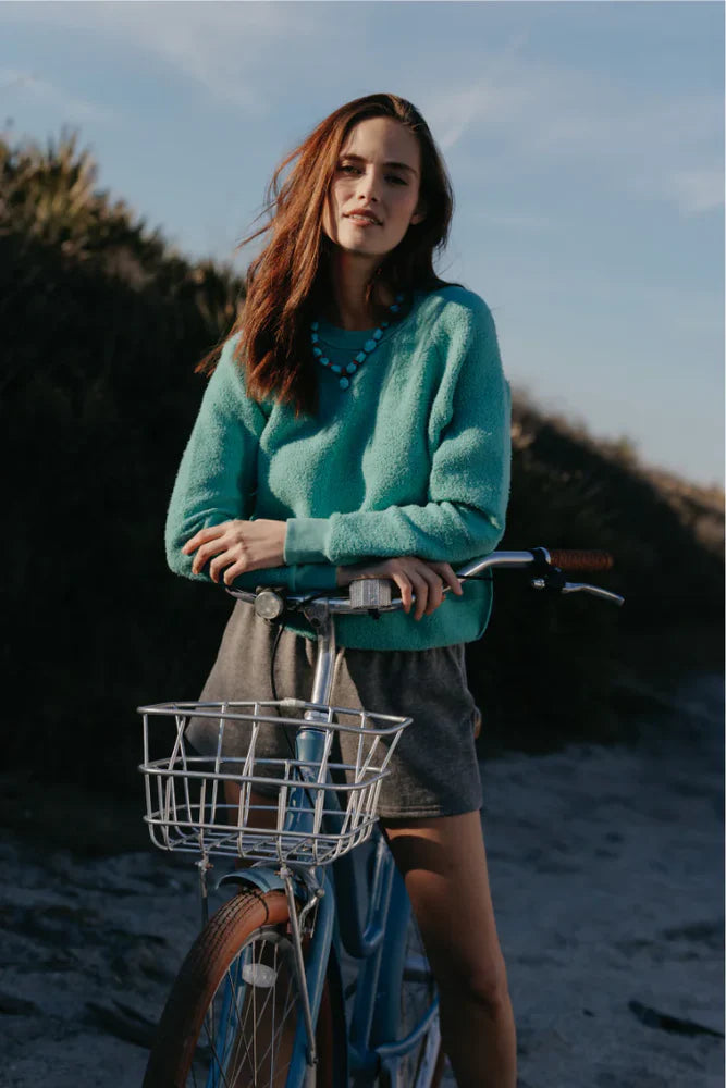 Ziggy Reverse Fleece LS Crewneck Sweatshirt